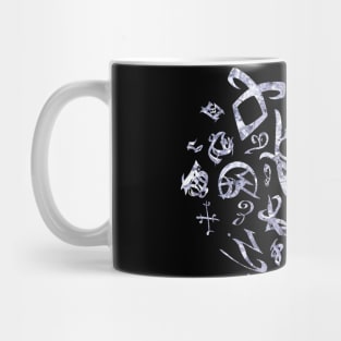 Shadowhunters rune / The mortal instruments - diamond  group of rune - Parabatai - Mundane gift idea Mug